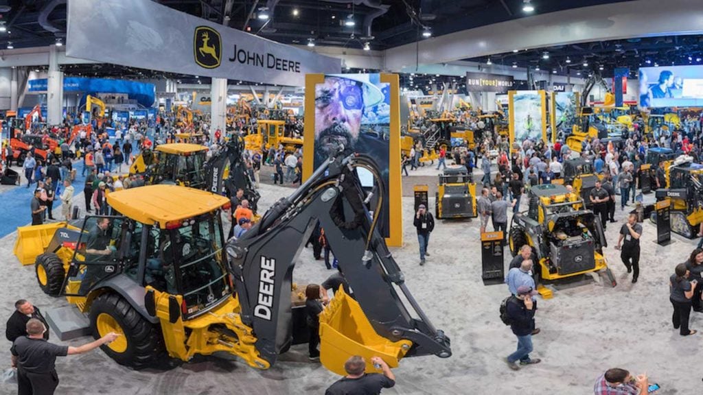 John Deere will layout its Conexpo booth in segment groups The