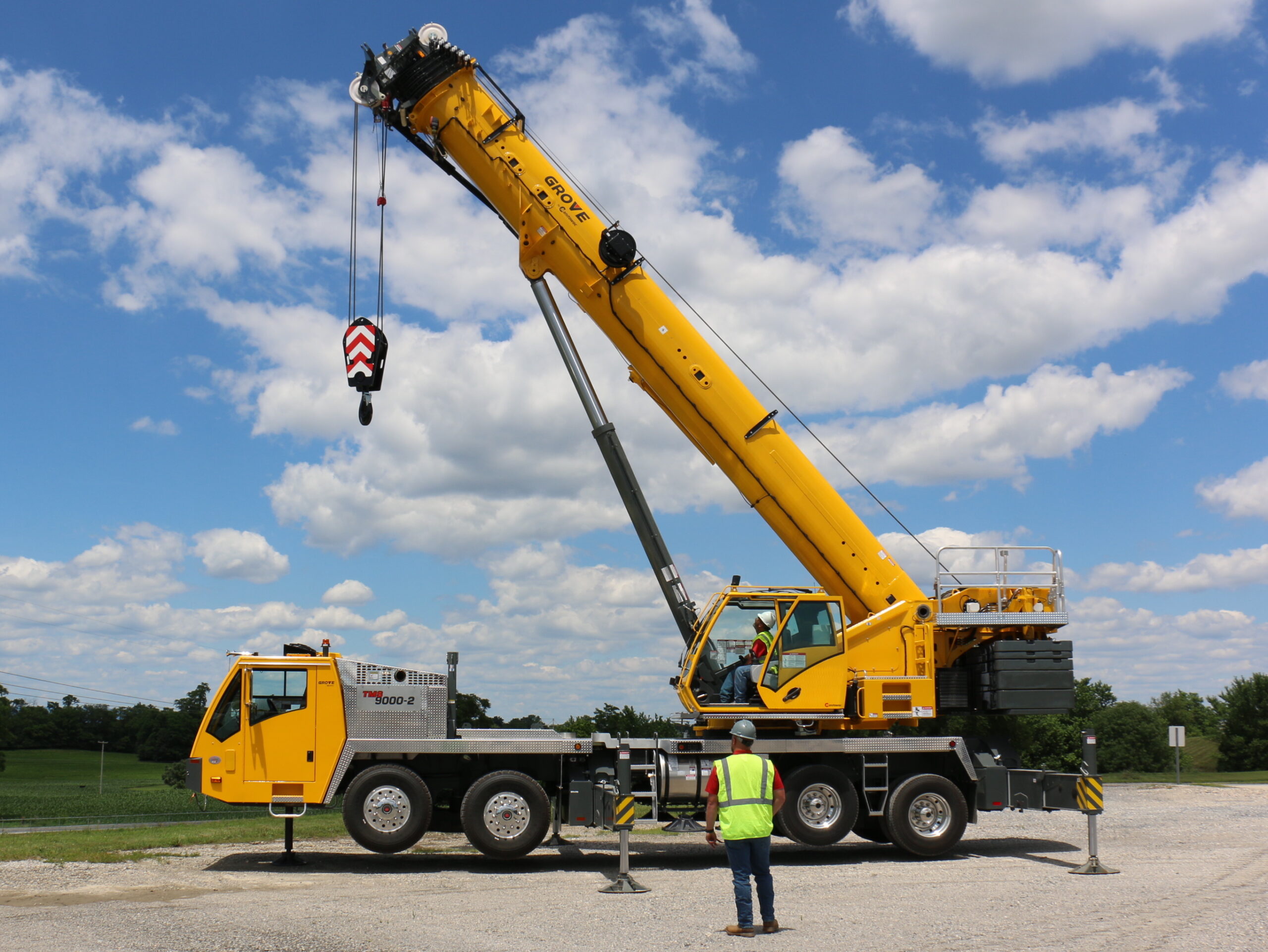Manitowoc Updates the Grove TMS9000-2 Truck Crane | The HeavyQuip 