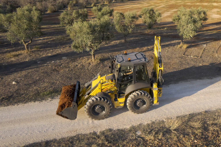 New Holland D Series backhoe loader
