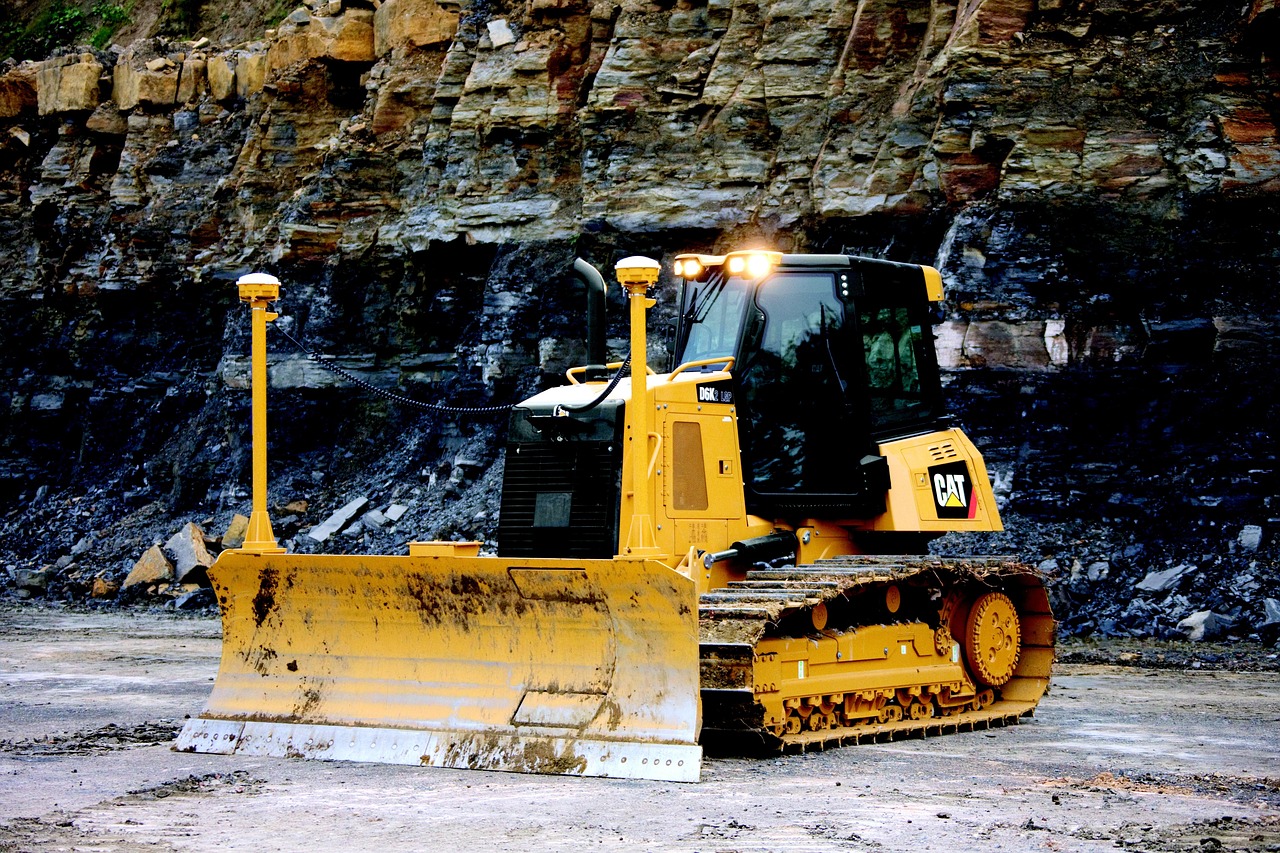 a Caterpillar d6k dozer