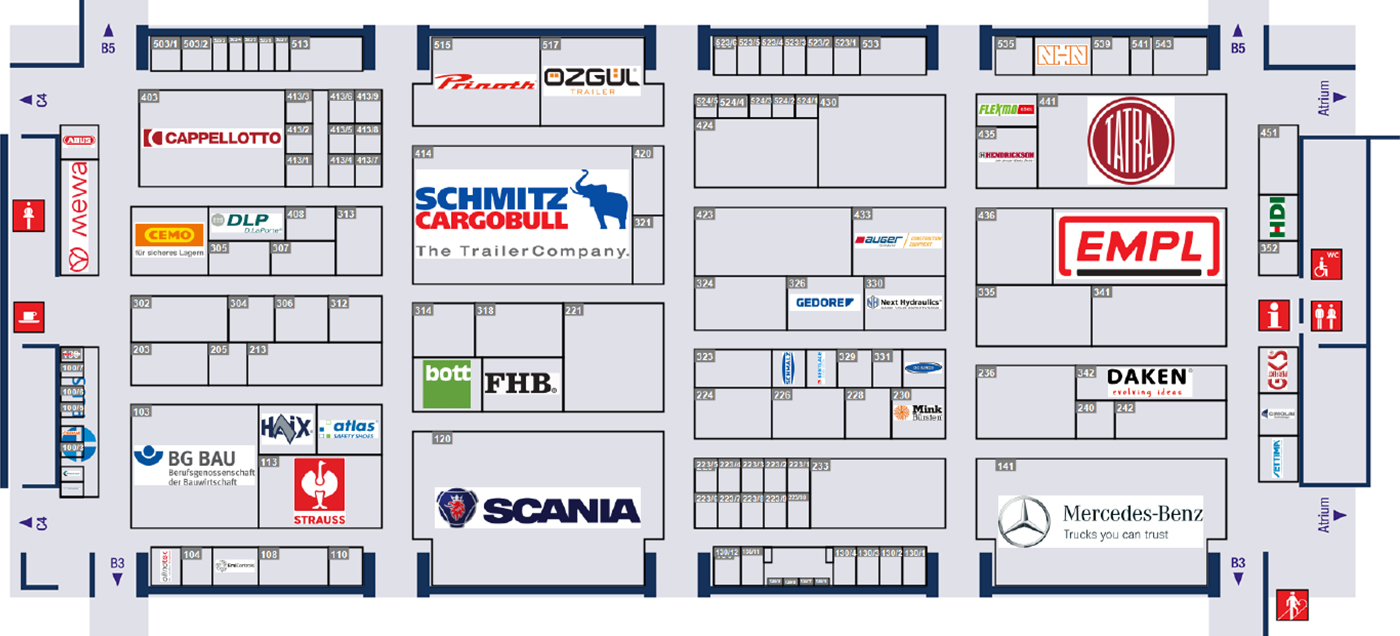 Bauma-2025-map-Hall-B4