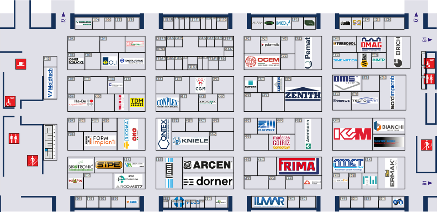 Bauma-2025-map-Hall-C1