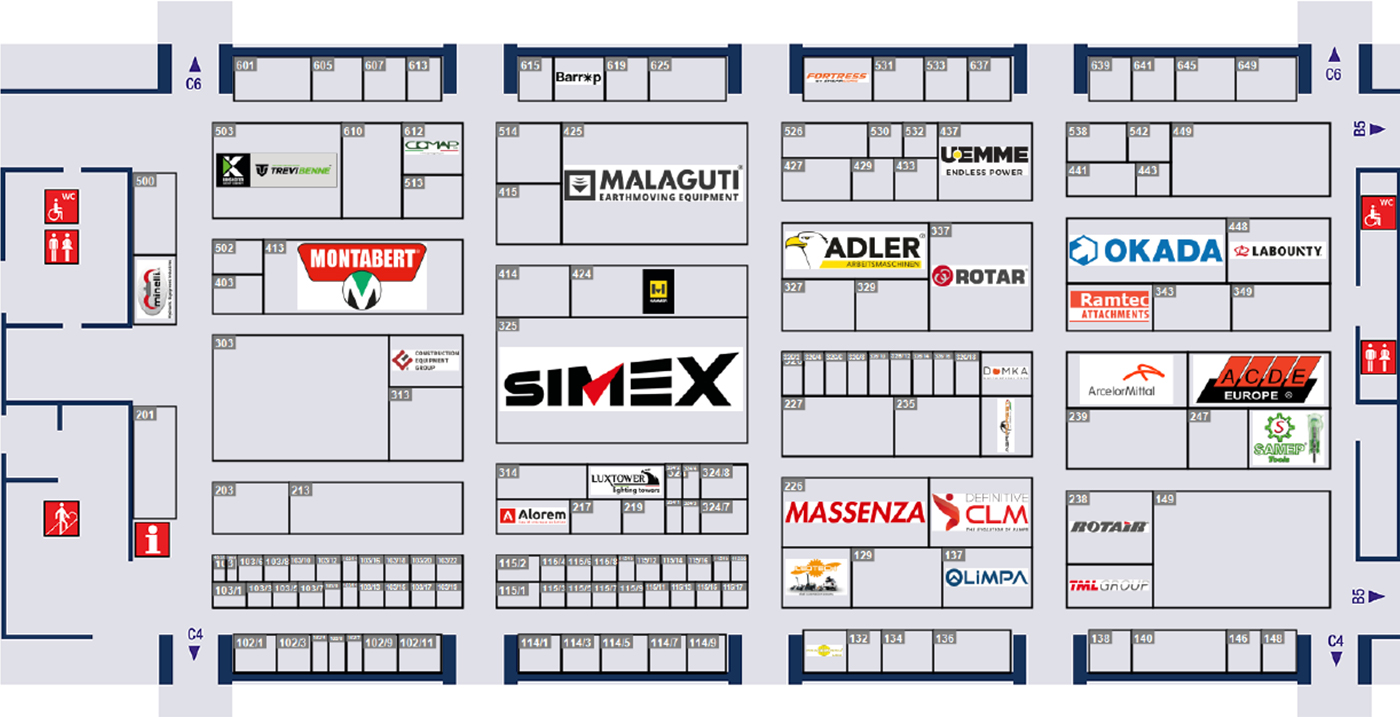 Bauma-2025-map-Hall-C5