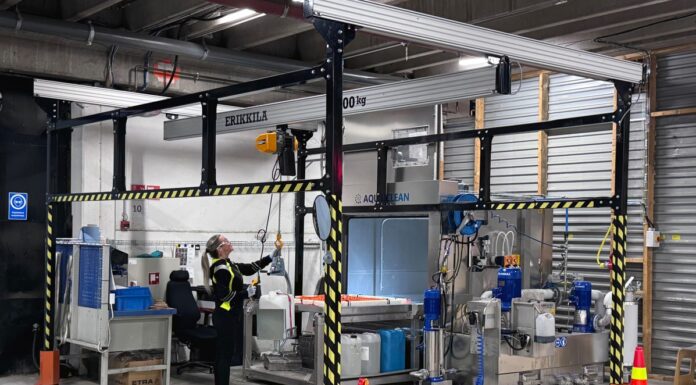 Kito Crosby launches Erikkila Movable Workstation Crane