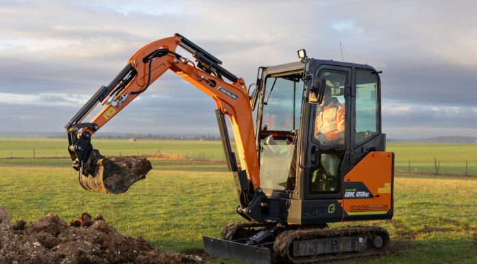 Develon Expands Electric Excavator Range With DX23E-7 Compact Model