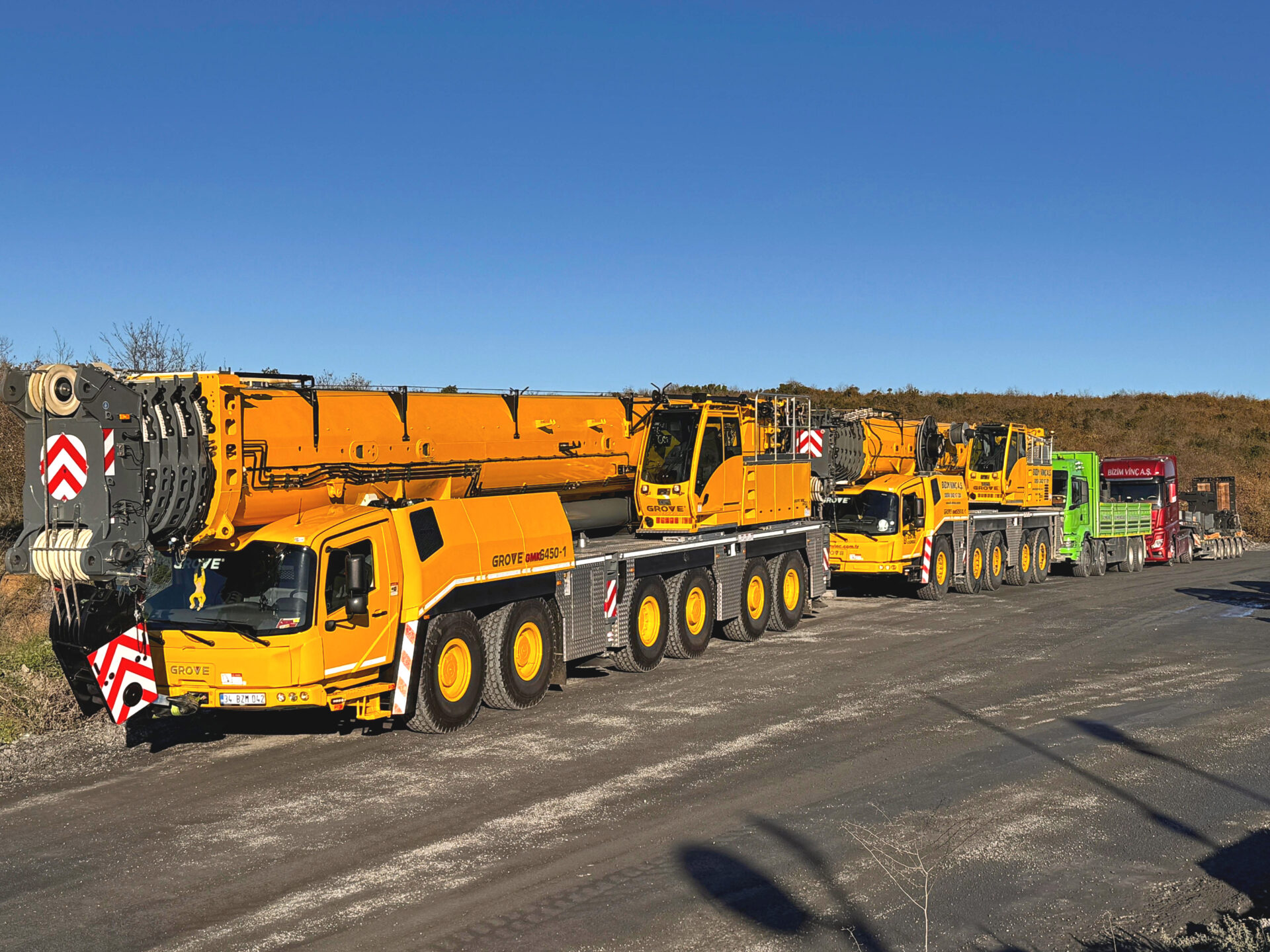 Turkey’s First Grove GMK6450-1 Gets Delivered to Bizim Vinç, Industrial Services Company