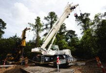 Dozier Deploys First Terex TRT 55US Rough Terrain Crane on Georgia Energy Project