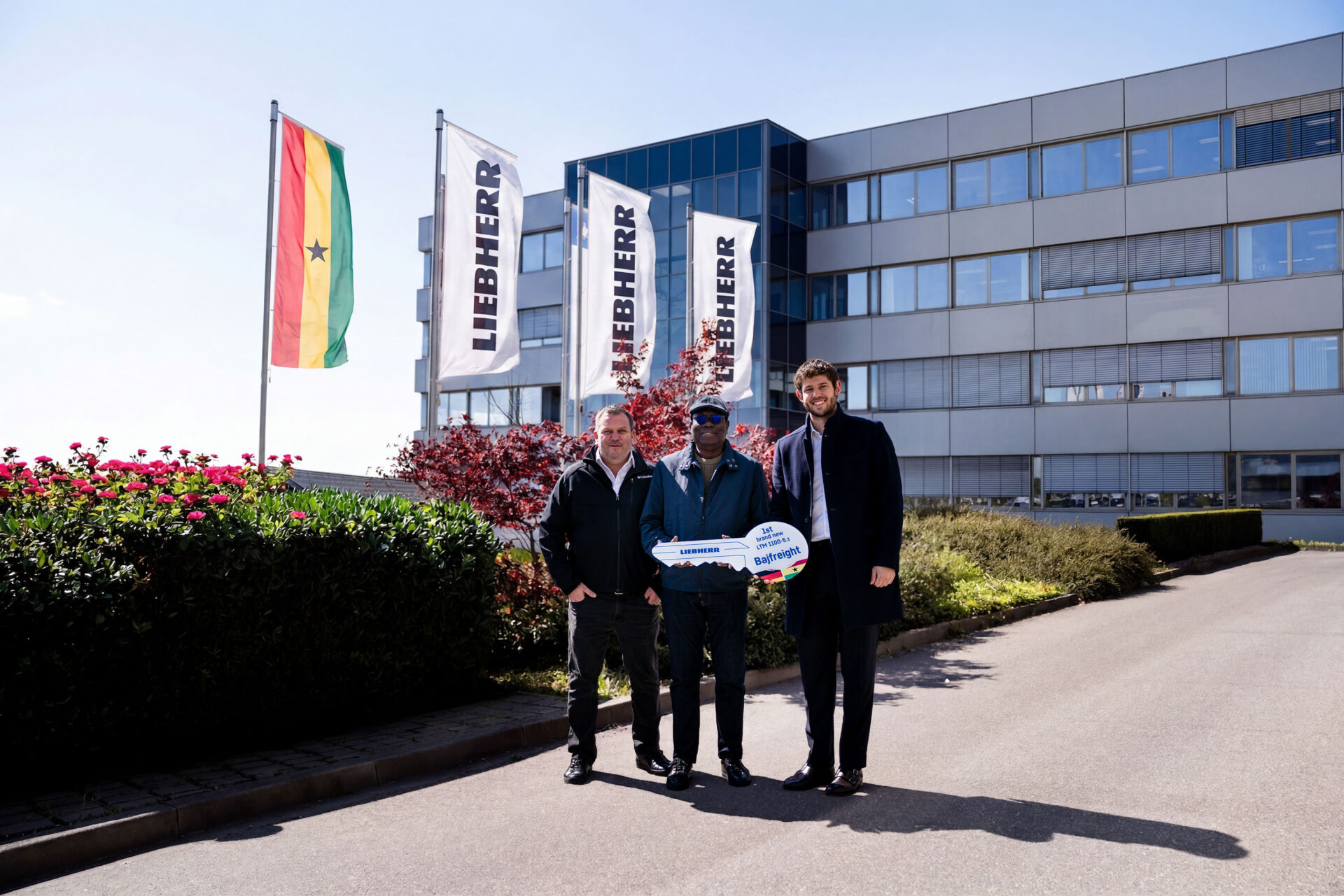 BAJ Adds Ghana’s First LICCON3 Liebherr LTM 1100-5.3 to its Fleet