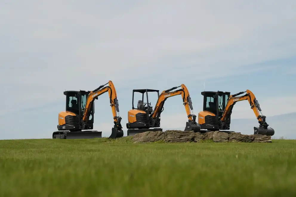 CASE Unveils Three New D Series Mini Excavators
