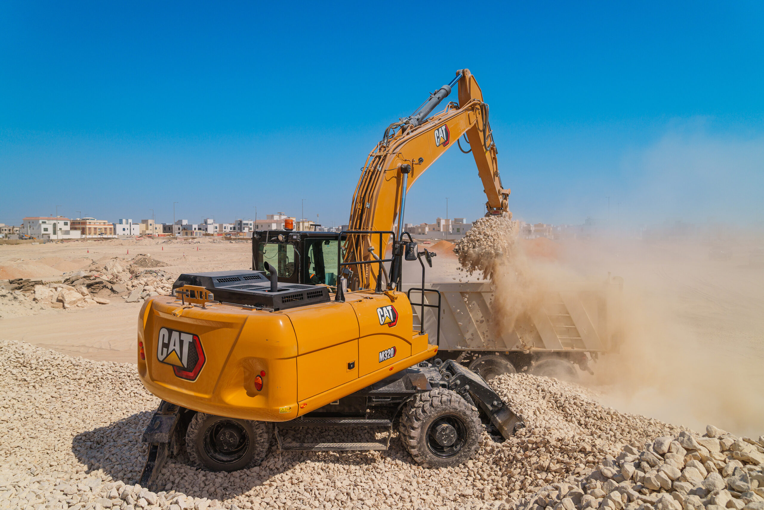 Cat New M320 Wheel Excavator Targets Productivity and Lower Maintenance Costs