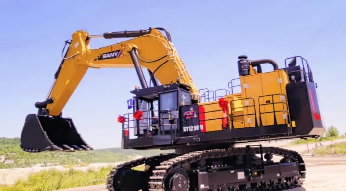 SANY Delivers First SY1250H 120-Ton Mining Excavator to Europe