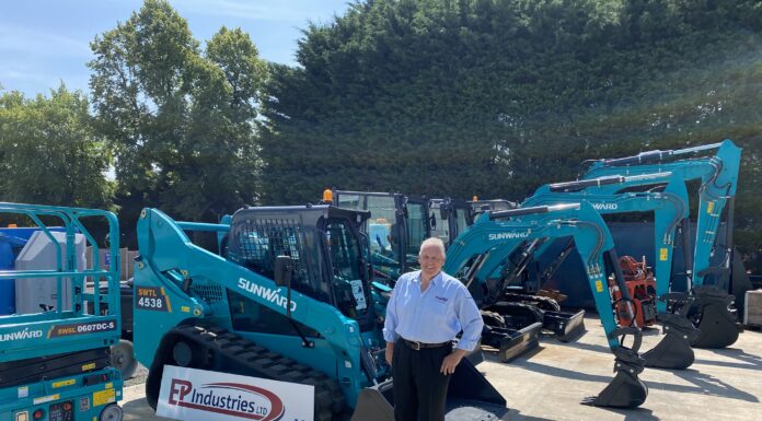 EP Industries, based in Derbyshire, has been appointed Sunward dealer for four counties in the north and east of England.