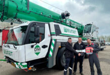 Meijmat Adds Its First Grove Crane, a Five-Axle GMK5120L