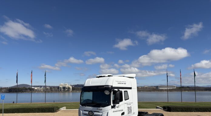 Chinese Trucks, Century-Old Dealer: Hartwigs Puts FAW and Foton on Regional Roads The FAW J7 on demonstration with Hartwigs in the Canberra region