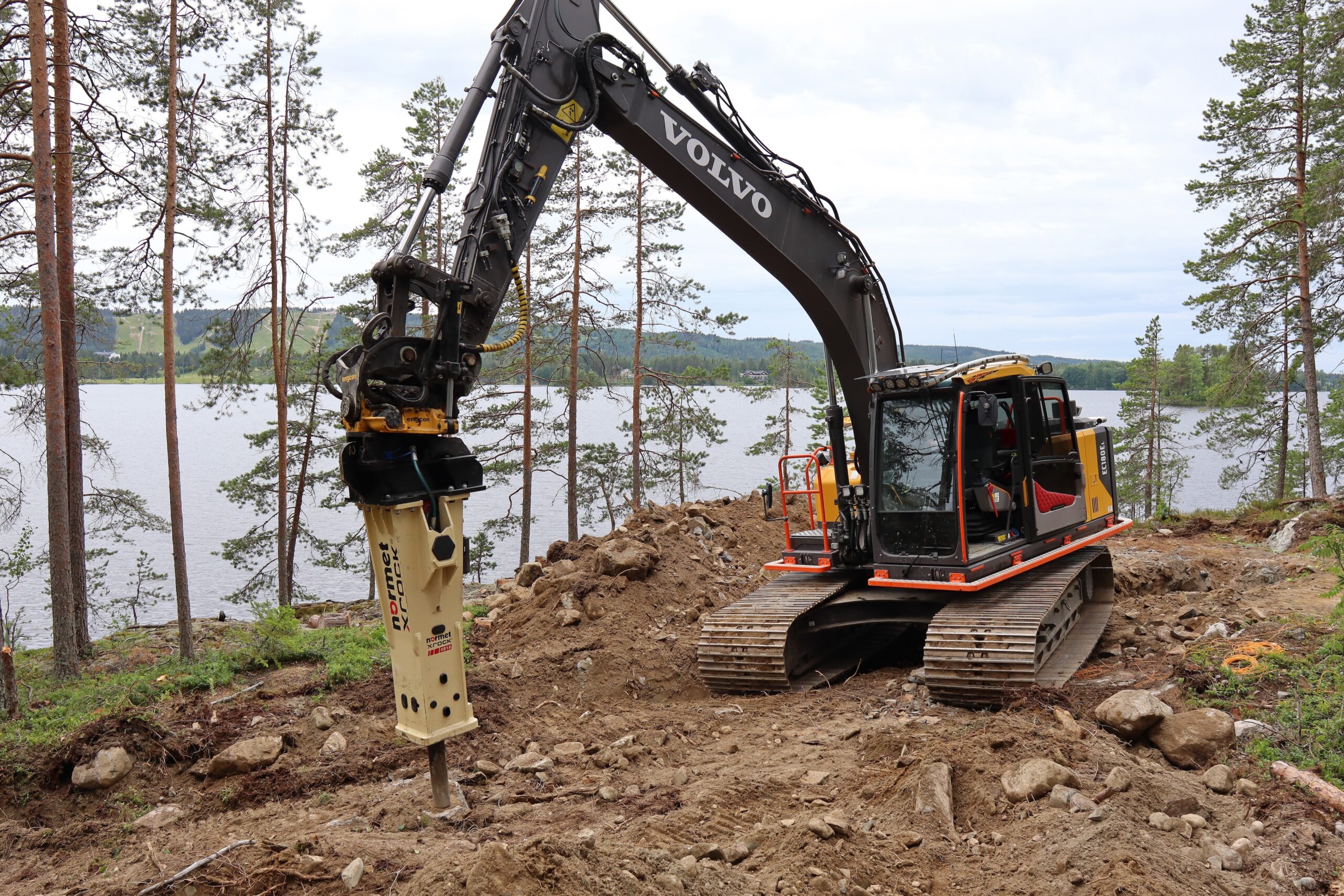 He Won Four World Rally Titles. Now He Is Breaking Rock on an Island He Had to Barge a Digger To
