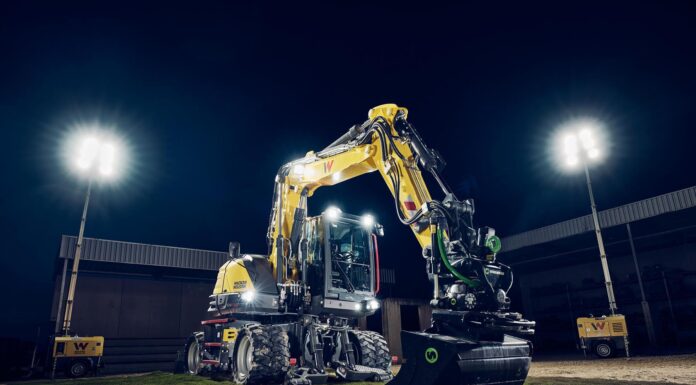 Wacker Neuson Moves Into a Bigger Wheeled Excavator Class With EW135 The new Wacker Neuson EW135 wheeled excavator (image: Wacker Neuson SE)