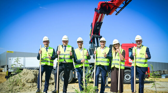 Groundbreaking ceremony for Palfinger's new plant in Ormož, Slovenia (image: PALFINGER)