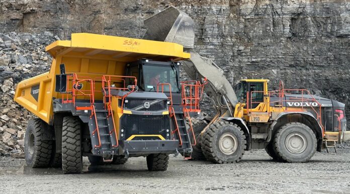 Volvo’s First R70 in Europe Goes to Work in a German Limestone Quarry