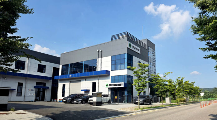 Steelwrist's new facility in Dongtan, in the greater Seoul area, South Korea
