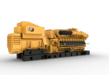 The Cat G3520K natural gas generator set