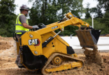 Caterpillar Goes Small and Wide: Five New Compact Machines Aim at the Tightest Jobsites The new Cat TUL100 compact utility loader, a stand-on machine for confined jobsites