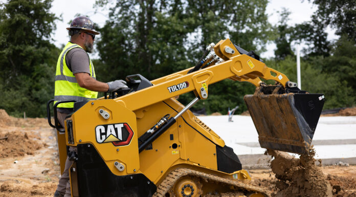 Caterpillar Goes Small and Wide: Five New Compact Machines Aim at the Tightest Jobsites The new Cat TUL100 compact utility loader, a stand-on machine for confined jobsites