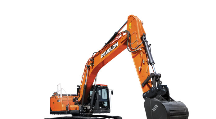 Develon Launches DX300LC-9 With E-Stop and Electro-Hydraulic Controls