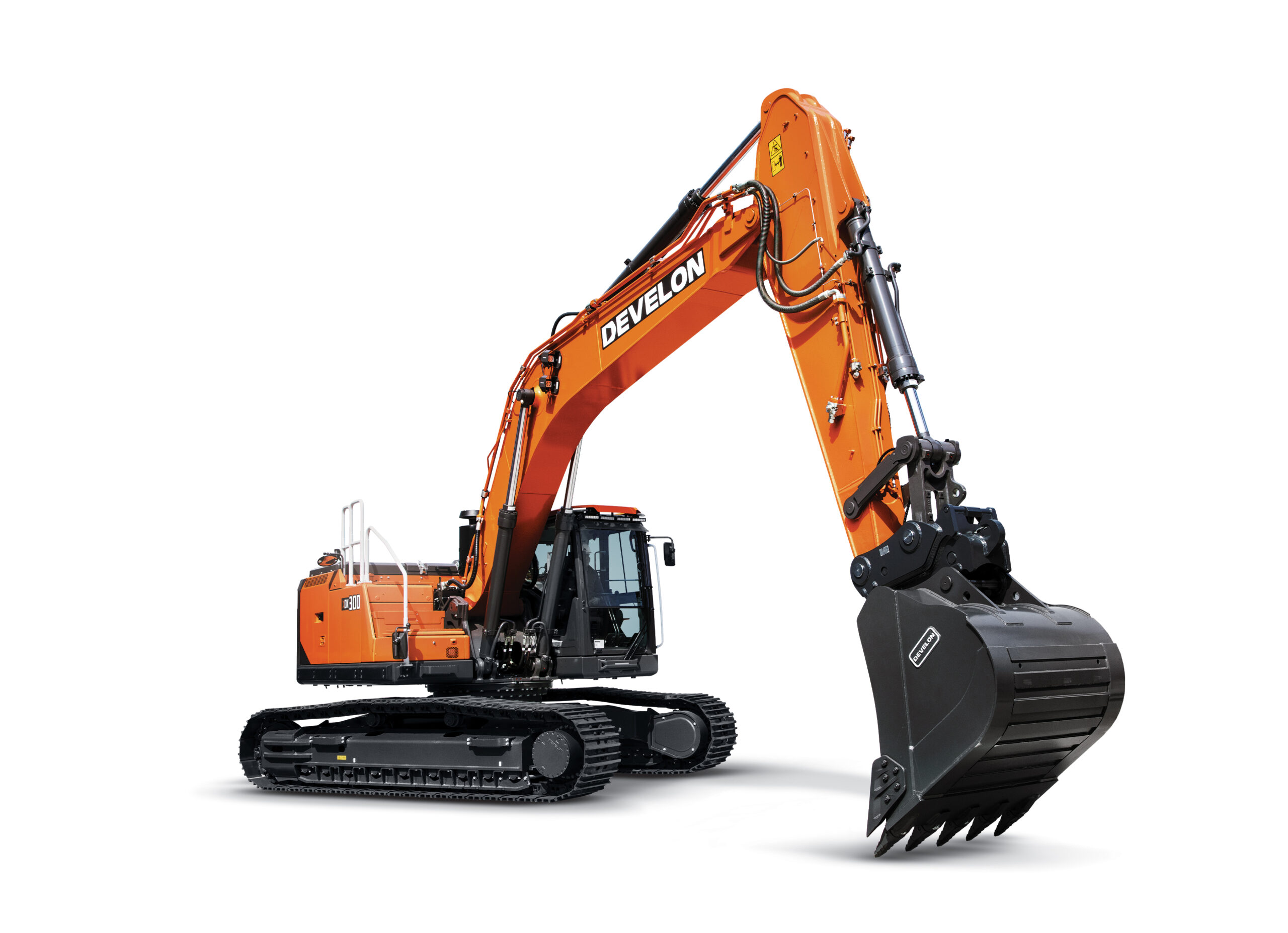 Develon Launches DX300LC-9 With E-Stop and Electro-Hydraulic Controls