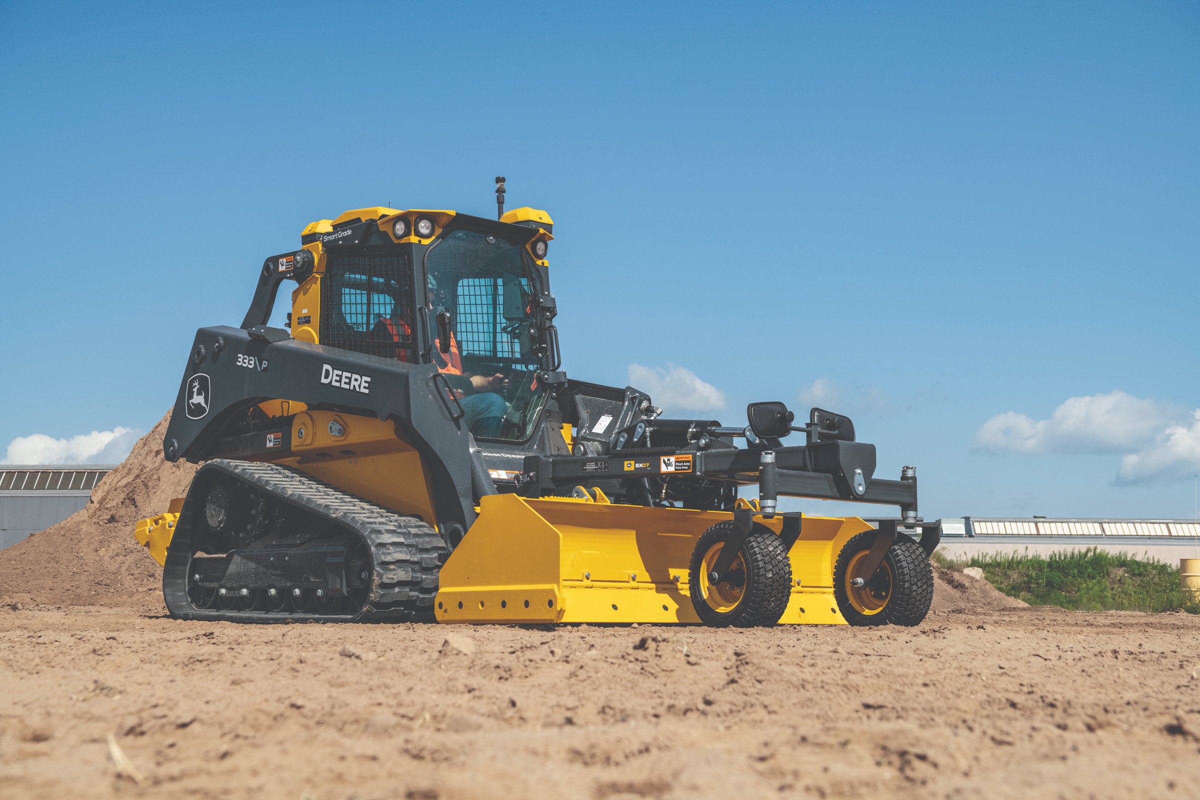 John Deere Turns Its Compact Track Loaders Into Finish Graders With New SmartGrade Box Blades