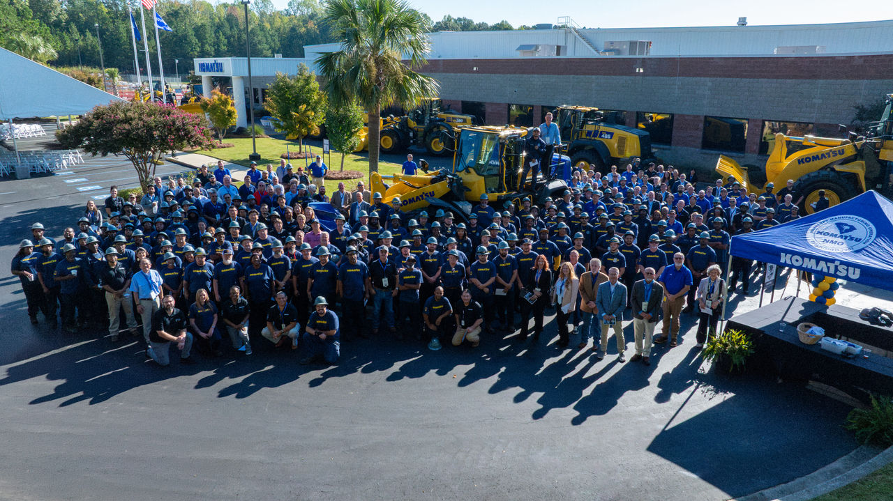 From 22 Workers and Backhoes to 53,000 Machines: Komatsu’s Newberry Plant Turns 25